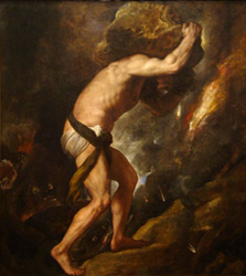 Sisyphus by Titian
